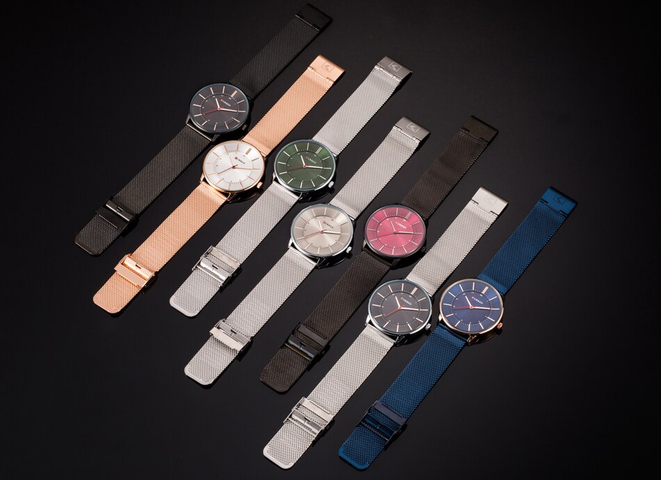 CURREN de lujo para hombre, relojes casuales impermeables de acero inoxidable, reloj de pulsera deportivo de cuarzo para hombre, reloj masculino