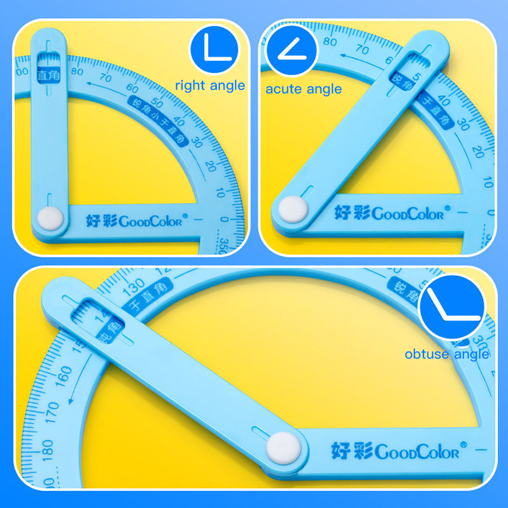 360 graden wijzer gradenboog liniaal meetinstrument multifunctionele activiteit hoekzoeker leermiddelen kantoor schoolbenodigdheden