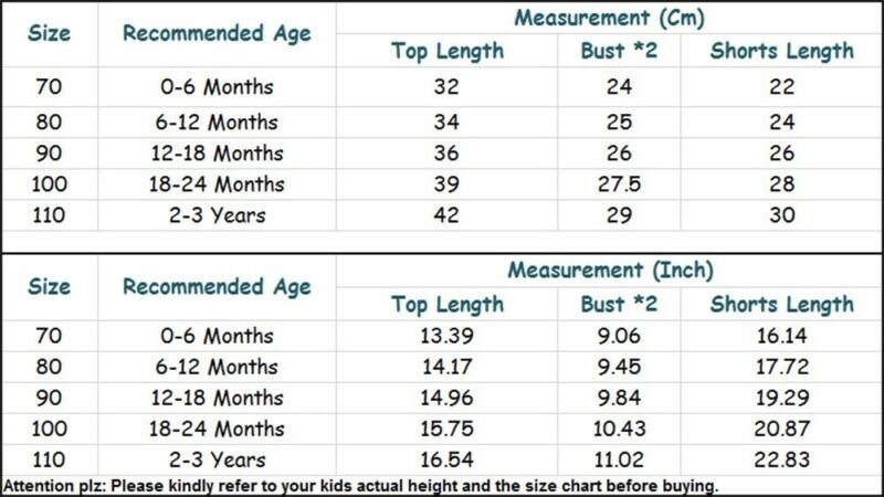 Toddler Kids Baby Boy Girl Outfits Clothes T-shirt Tops+Short Pants Set