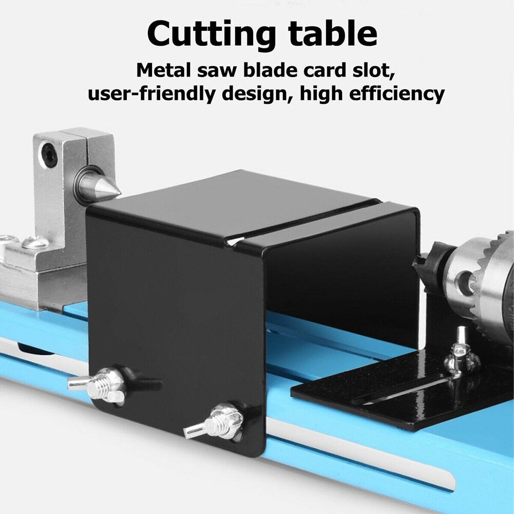 150W Bead Cutting Mini Multifunction Durable Drill Aluminum Alloy Home DIY Wood Lathe Woodworking Machine Tool