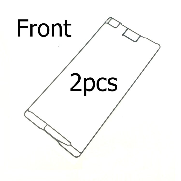 Przednia LCD i tylna pokrywa klej taśma klejąca do Sony Xperia X/X Compact/X wydajność ekran dotykowy rama wodoodporna naklejka: 2pcs XP Front Glue