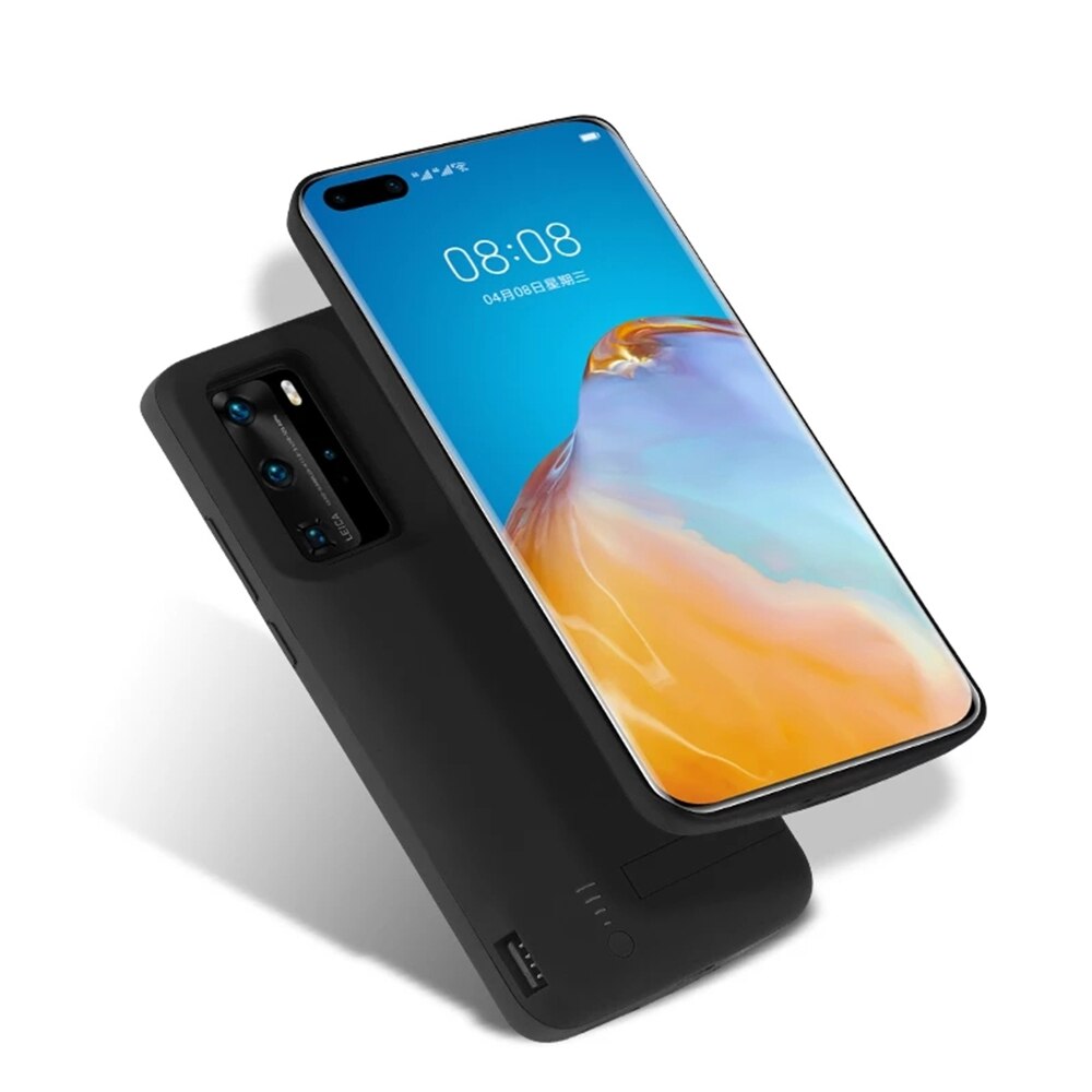 4800mAh Power Bank Cover For Huawei P40 Pro 5G Extenal Battery Charger Cases For Huawei P40 5G Powerbank Charging Case