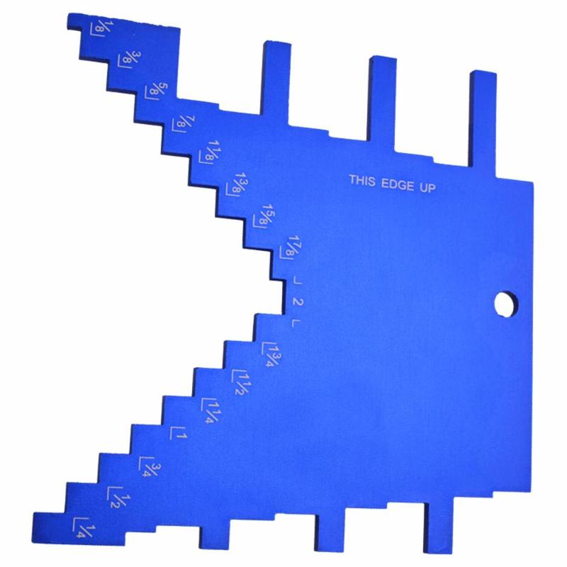 2 in 1 Measuring Circular Ruler Aluminum Engraving Machine Woodworking Saw Gauge Simple and Accurate Depth Adjustment