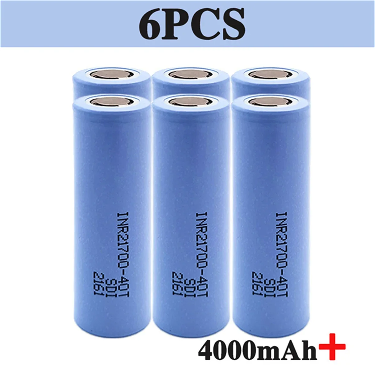 INR21700 4000mAh Original Battery 21700 3.7V, 4000mAh, 30A, High Discharge, Super Large Capacity 21700lithium battery: Orange
