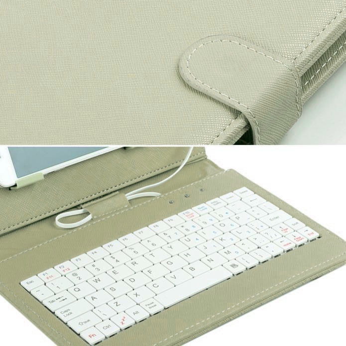 General Wired Keyboard Flip Holster Case For Andriod Mobile Phone 4.2''-6.8'' 20A