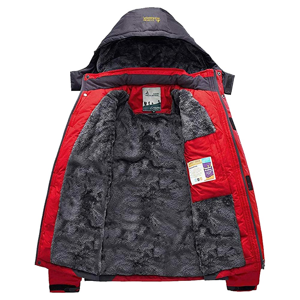 Vinter mand kvinder plus fløjl varm jakke vandtæt vindtæt fiskeri ski softshell hætte udendørs camping vandring varme frakker