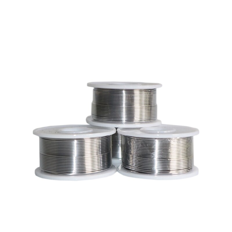 Hilo de soldadura de estaño y plomo fundente para soldar 100 Alambre de hierro para soldador, 1 unids/lote, diámetro de , 1mm, 1.8% g