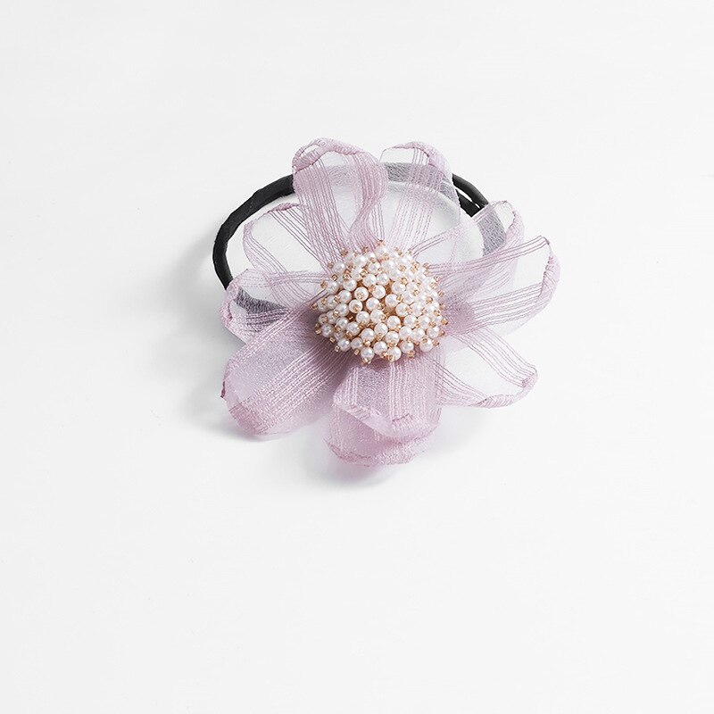 Diy Woman Flower Donuts Twist Headband Magic Hair Bun Maker Hairstyle Tool Pearl Flower Hair Accessories Hair Band: I