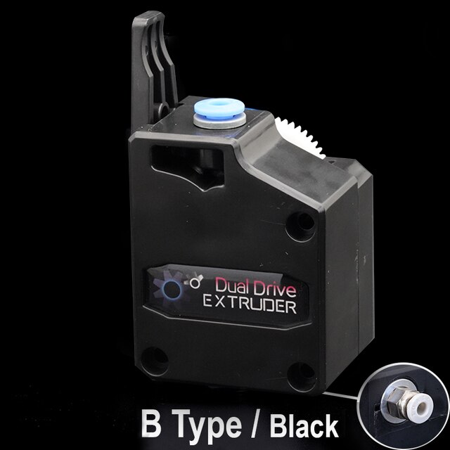 DDE Cloned Btech Dual Drive Bowden Direct Extruder for 3D Printer MK8 V6 Ender-3 CR10 For 1.75mm TPU/TPE Flexible Filament