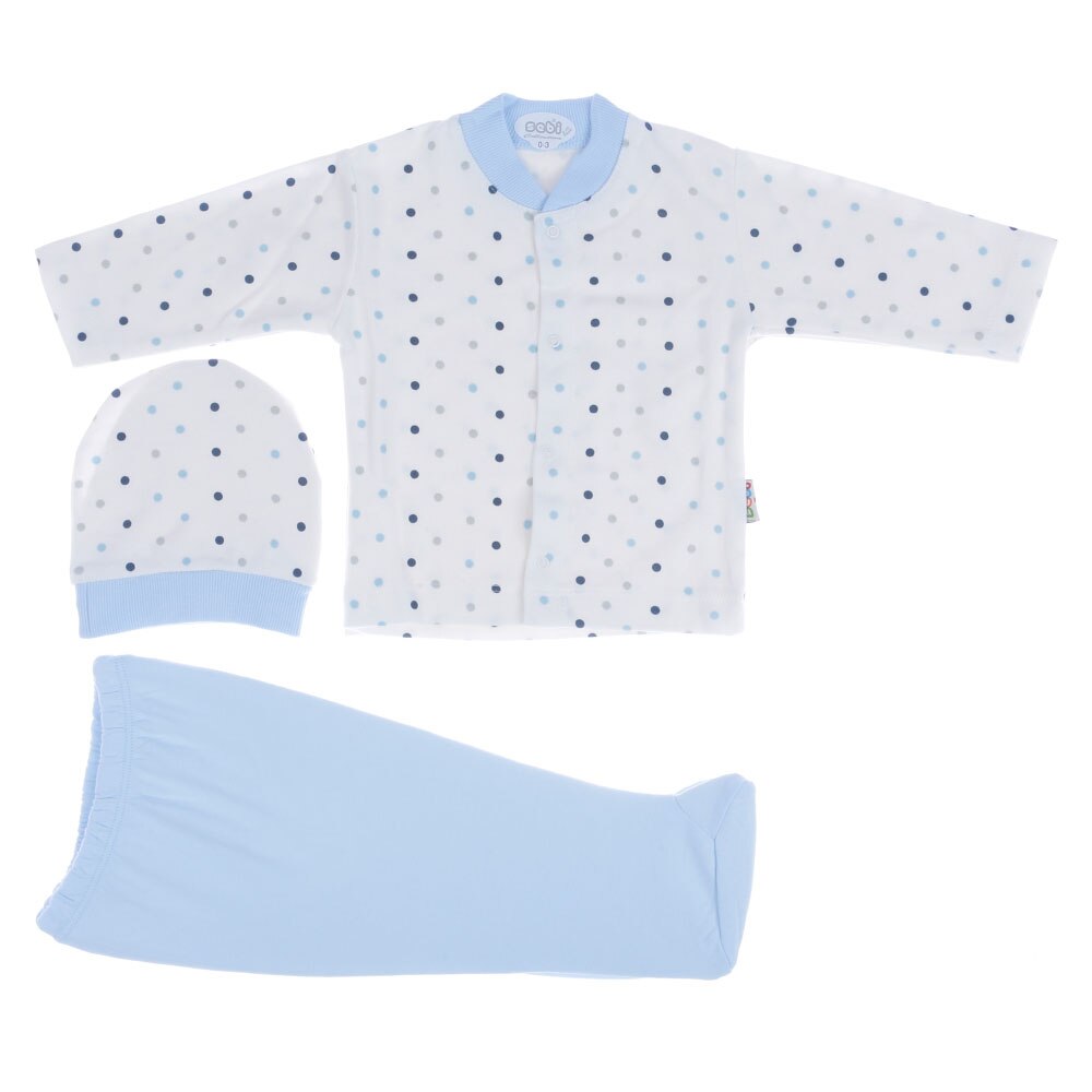 Pyjama bébé Robe Vêtements Pour Filles Garçons Vêtements De Nuit Enfants Vêtements De Nuit -Né Ensembles Peignoir 0-3 Mois Quatre Saisons Coton: Bleu