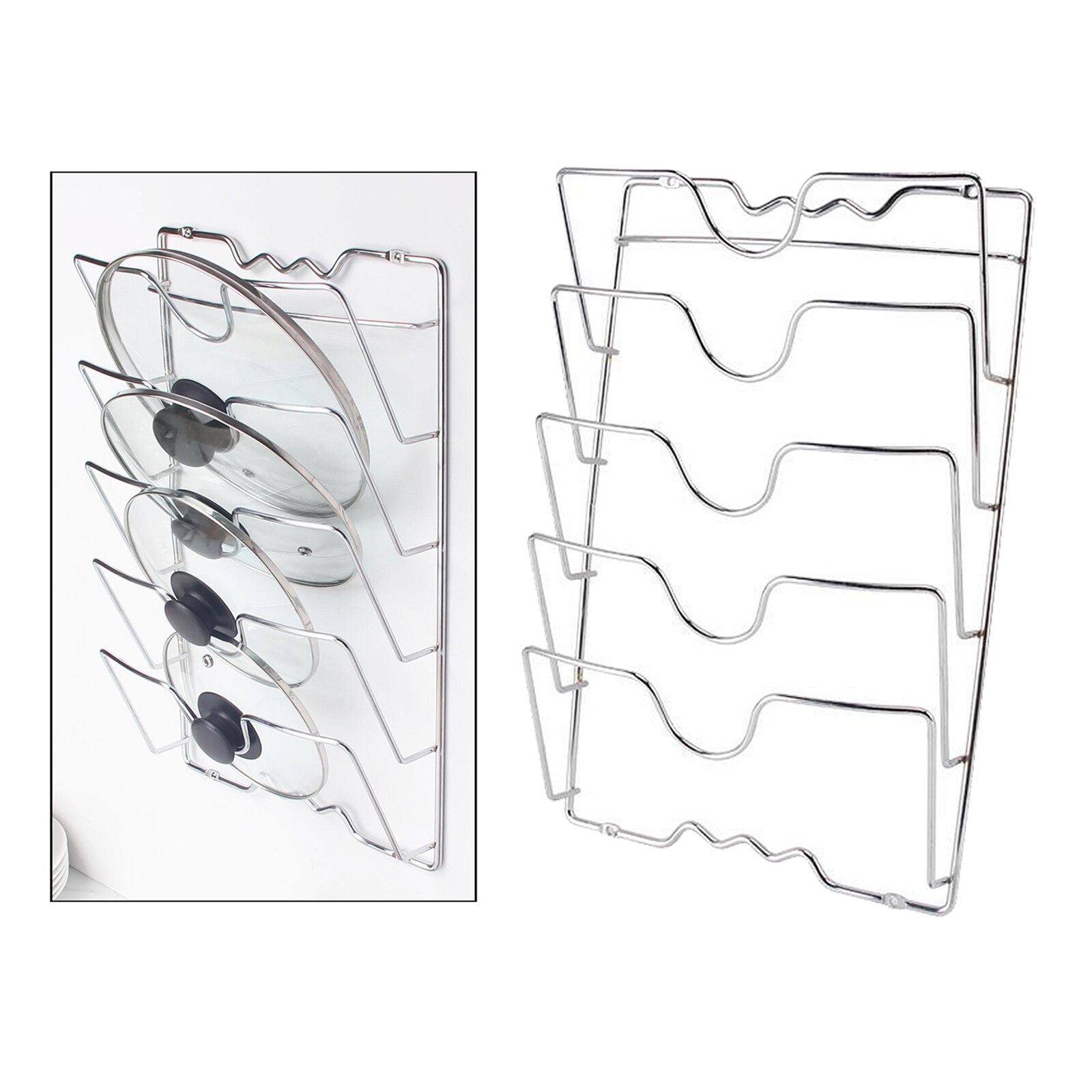 Organisateur de cuisine pour assiettes, planches à découper ustensiles de cuisson, casseroles et casseroles, plateaux de service, conteneurs et support de couvercles