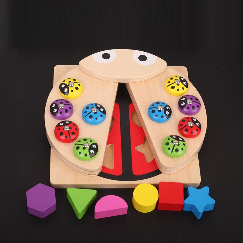 Baby Educational Toys Fish Wooden Magnetic Fishing Toy Set Fish Game Educational Fishing Toy Child Birthday/Christmas