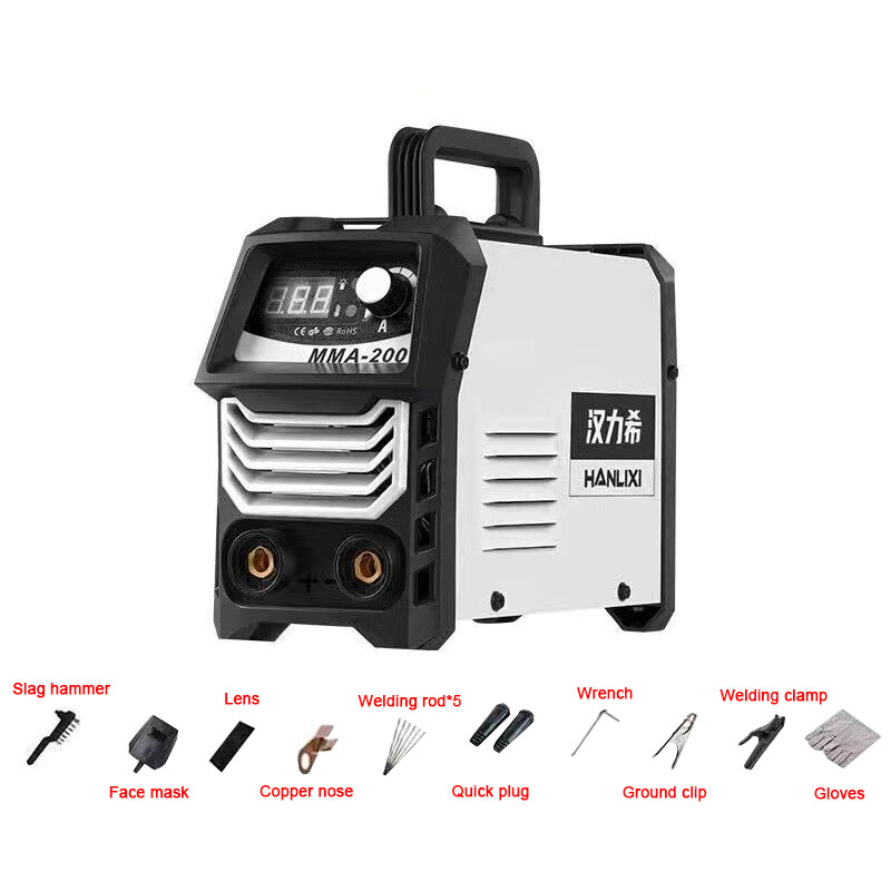 220v Small Portable Automatic Welding Machine Home Inverter Only All Copper Electric Welding Machine: B