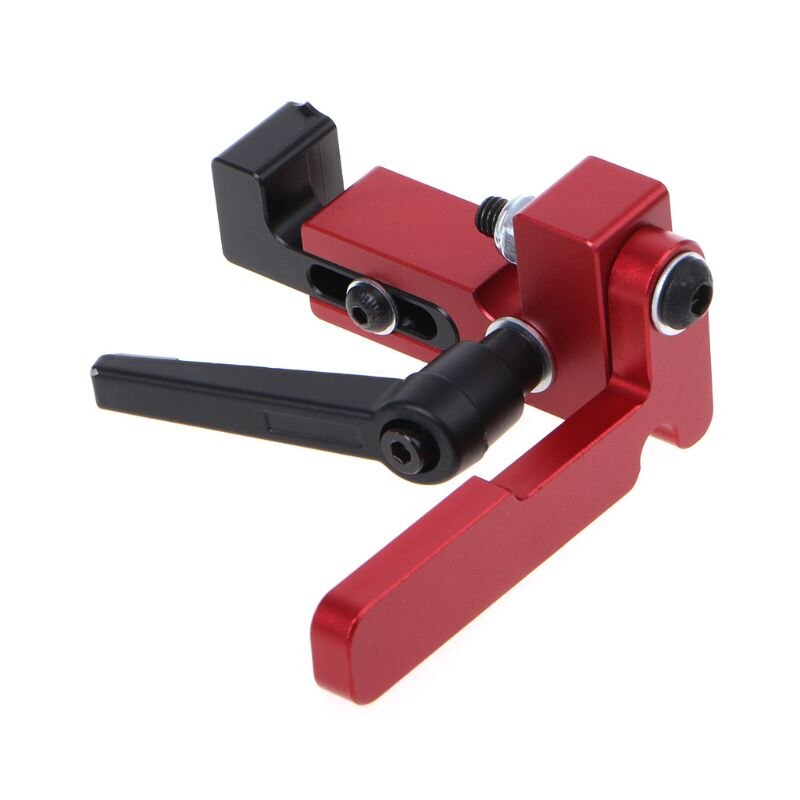 Aluminum Alloy Miter Track Stop Gauge Table Saw Suitable For 75mm Height T-track Stopper Woodworking Hand Tool
