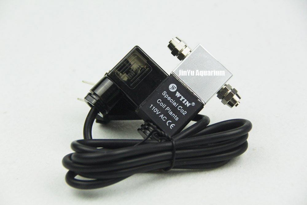 Ista  co2 enkel regulator mini nano jis  m22-14 w21.8 110v 220v magnetisk magnetventil akvarium vannplante fisketank