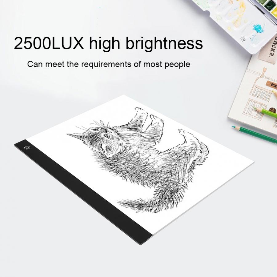 LED Tracing Pad - 2500LUX - USB-C Interface - Stepless Dimming - IP65 Waterproof