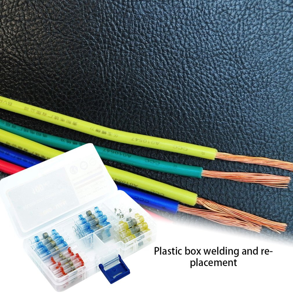Solder Sleeve Terminal Block Environmental Protection Solder Ring Heat Shrinkable Waterproof Intermediate Tube Cold Pressed