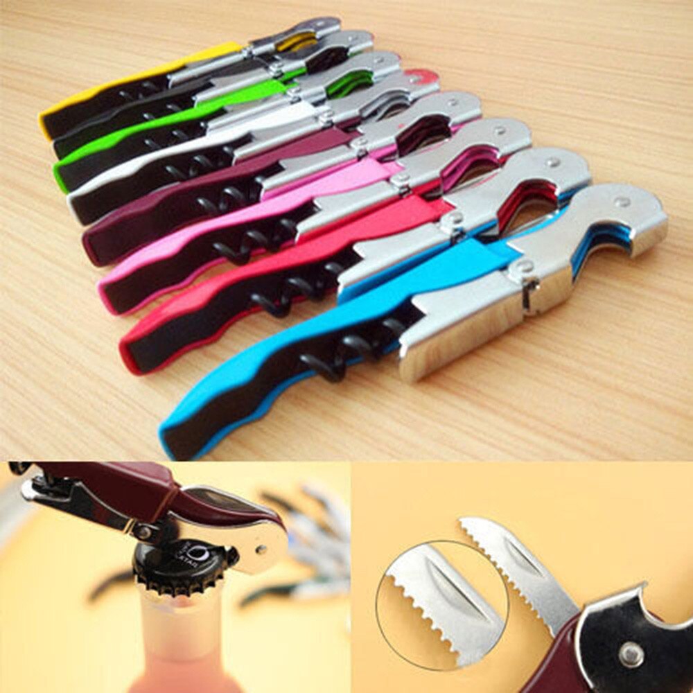 Stainless Steel Cork Screw Corkscrew Multifunction Wine Bottle Cap Opener Destapadores De Cerveza Barware Wine Bottle Opener