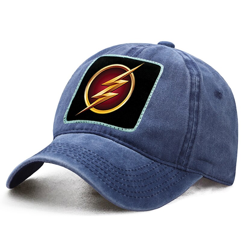 Il Flash Allen Berretto Da Baseball Papà Trucker Cappello Solido Delle Donne Coda di Cavallo Berretti Berretti Boinas Bone Cappelli Casquette Cappelli di Snapback Gorras: Dark Blue 6