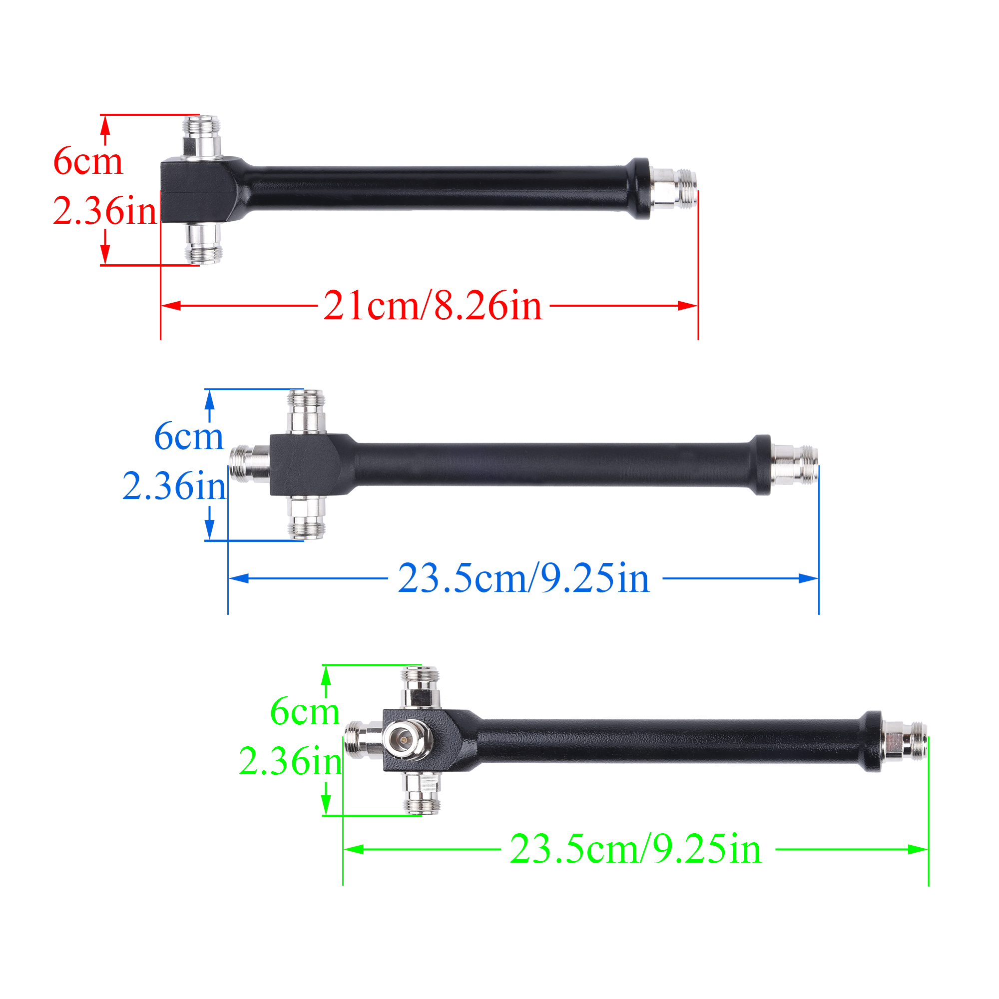 800-2700Mhz 1 to 2/3/4 Ways N Female Power Splitter For 2G 3G 4G Mobile Signal Booster GSM 4G Repeater Antenna