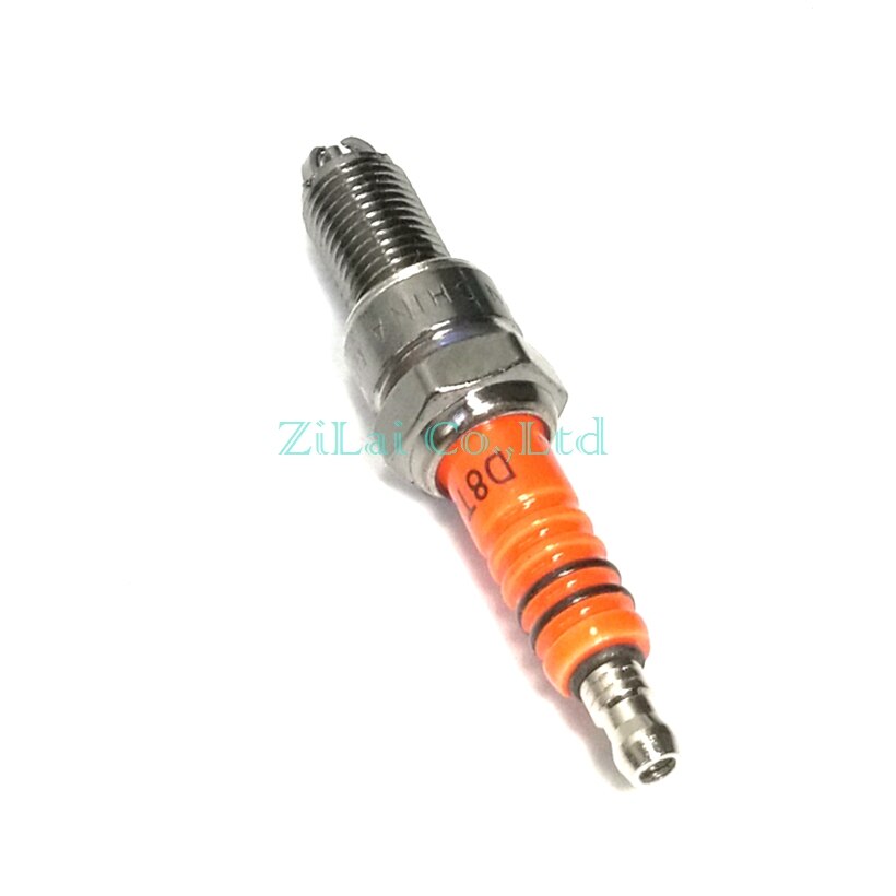 10 stuks bougie  d8tc voor motorfiets crossmotor atv quad motard bromfiets buggy scooter motocross drie-elektrode
