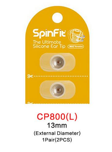Spinit-auriculares intrauditivos originales CP100 CP800, de silicona patentada, tecnología innovador, 1 par (2 uds.),: CP800 L