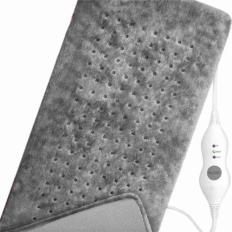 B84B-4X Extra Large Electric Heating Pad For Back Pain And Cramps Relief 12X24 Inch For Moist & Dry Therapy US Plug