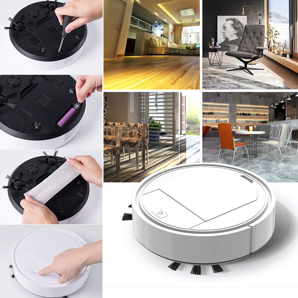 Automatic Robot Wireless Vacuum Cleaner Sweeping USB Charging Intelligent Vaccum Cleaner Robots Household Machine