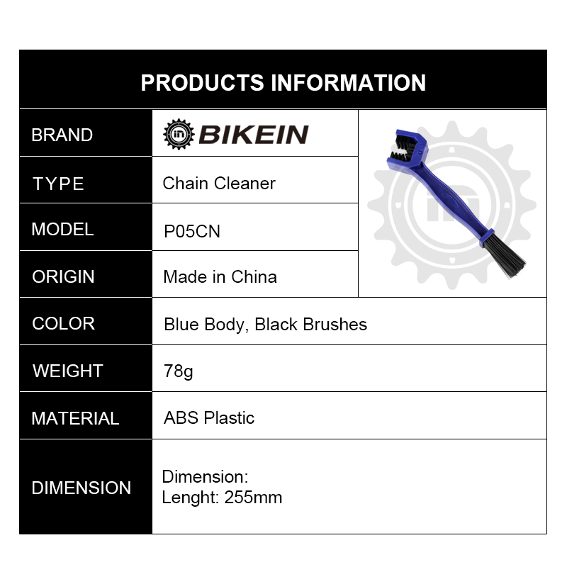 BIKEIN - Cycling Bicycle Chain Machine Portable Bike Chain Cleaner Brushes Scrubber Wash Tool Kit Bicycle Accessories 78g