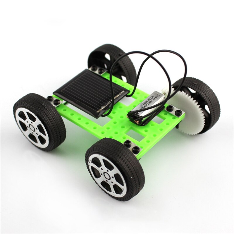 1PCS Mini DIY Solar Power Toy Car Solar Toy for Kids Children Educational Gadget Trick Novelty Solar Car Toys