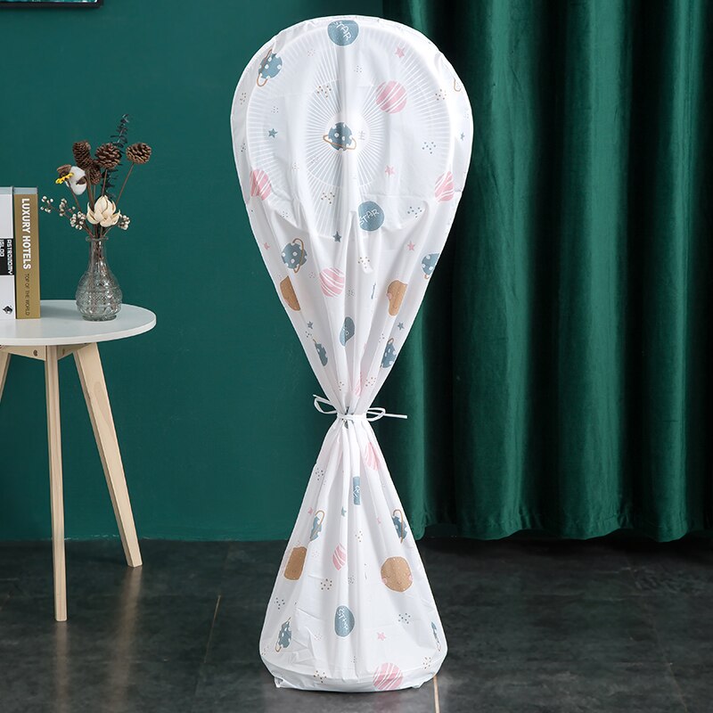 Stand Floor Fan Cover Fan Guard Storage Bag Full Coverage Dust Cover Protective Cover Dustproof Fan Protector Case Organizer: Planet 60x140cm