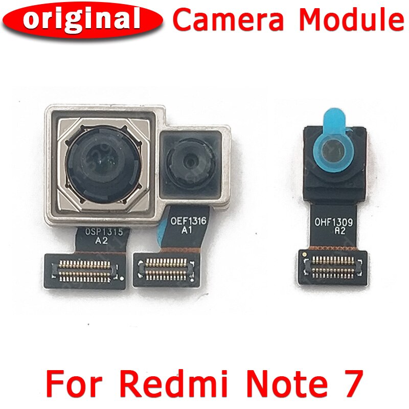 Original y cámara trasera para Xiaomi Redmi Nota 7 Pro principal cámara módulo Flex Cable de reemplazo de espaã a