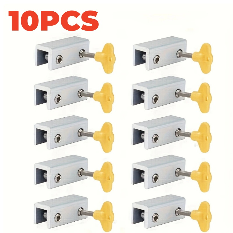 1-10PCS Adjustable Window Lock Stopper Safety Locks Restrictor for Baby Kids Non Punch Sliding Door Window Limit Lock Hardware