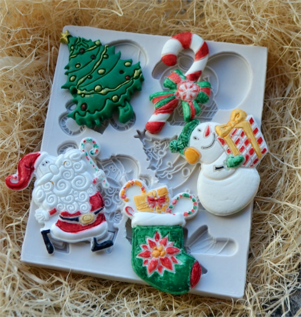 Dierlijke fondant, siliconen vorm bos, 3D-vormen chocolade dieren, taartdecoratie, doe-het-zelf handwerk