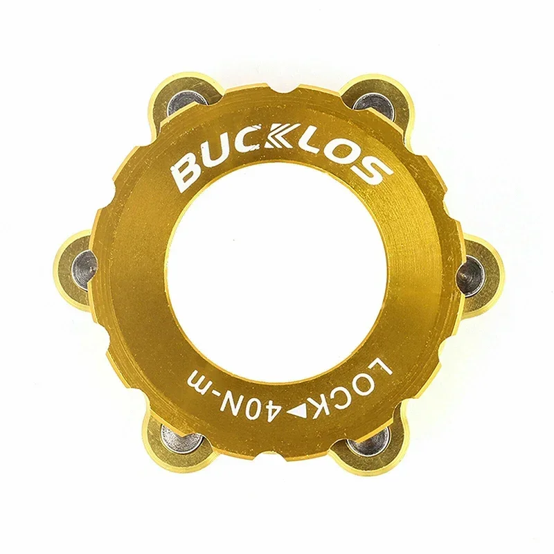 BUCKLOS Bicycle Center Lock To 6 Bolt Rotor Lock Ring Adapter Road Bike Disc Brake Rotor Lock Cover Ring Converter for Shimano: Burgundy