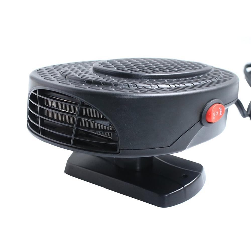 Algemene Auto 12V 24V Kachel Voorruit Truck Auto Warmte Ventilator Voor Voertuig Vrachtwagens Home Office Tafel Ventilator Kachel verwarming: Default Title