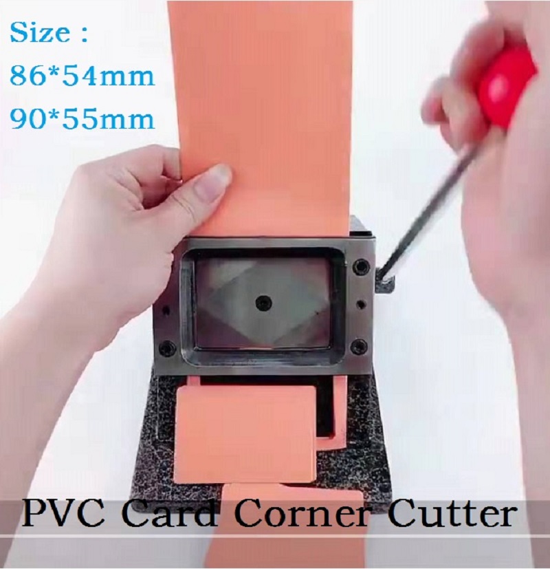 86*54mm 90*55mm PVC Papier Karte Runde Ecke Cutter Visitenkarte Stanze Stanzen Maschine