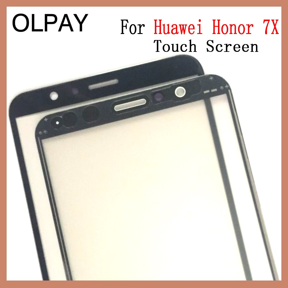 5.93 ''Touch Screen Voor Huawei Honor 7X Touch Screen Glas Digitizer Panel Lens Sensor Glas Tools Gratis Lijm En doekjes
