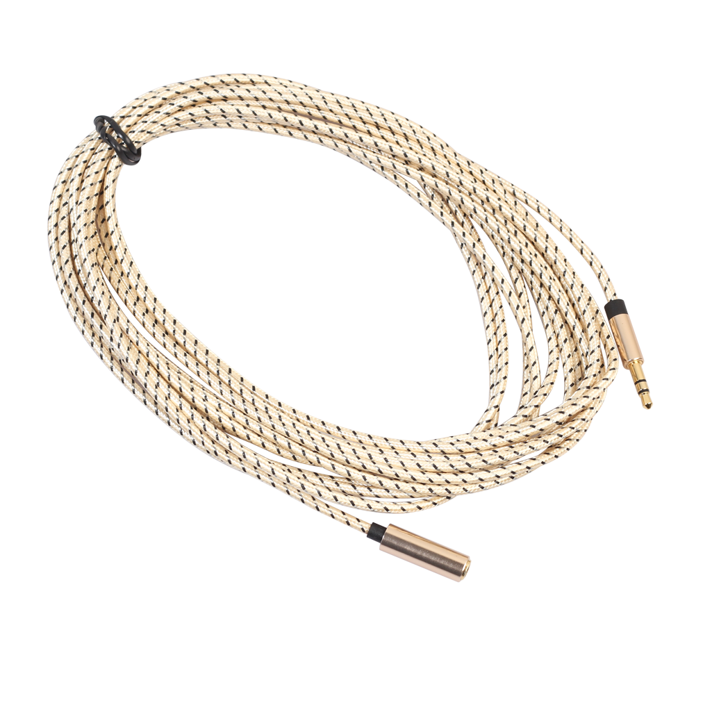Headphone Extension Cable M/F Audio Stereo Extender Cord 3.5mm Jack Male To Female Stereo Audio Aux Cable Earphone 3.5 Mm Cable: 3m