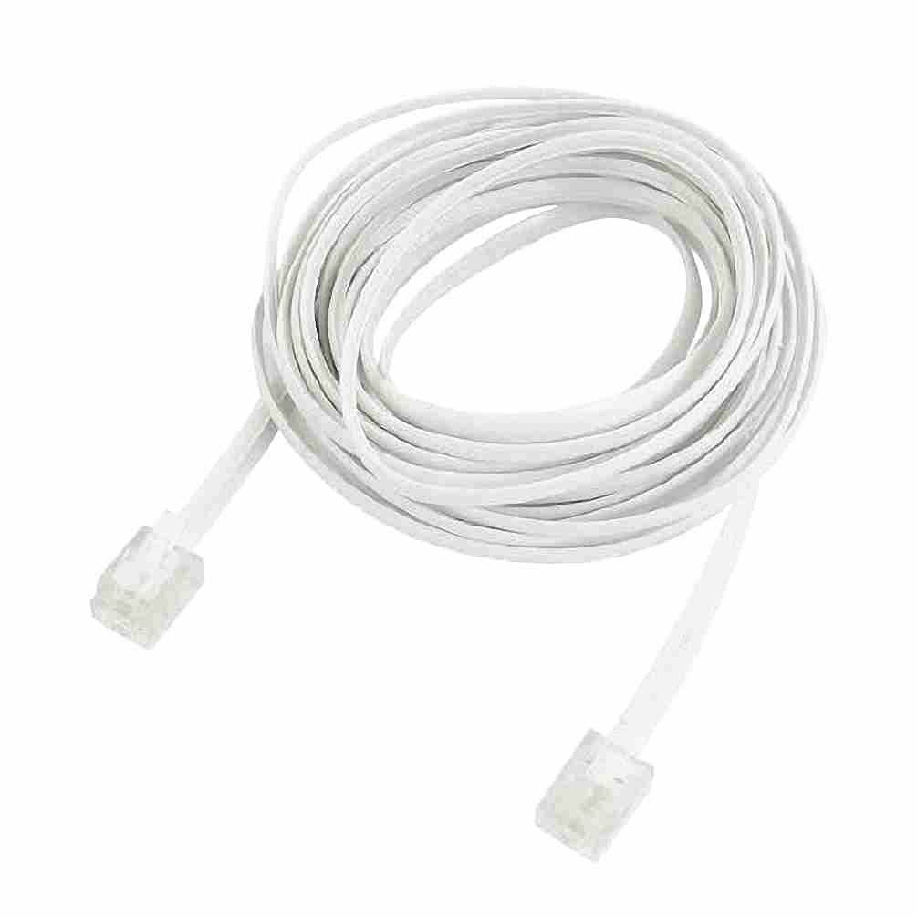 Cable de línea telefónica 6P2C RJ11, enchufe macho a macho, 5M