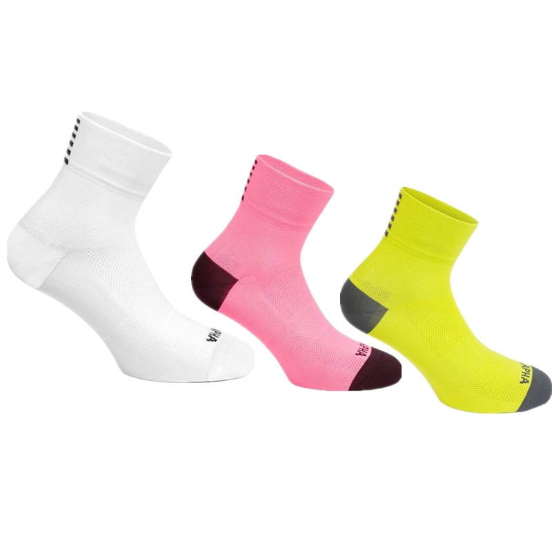 Calcetines de Ciclismo profesionales para hombre y mujer, calcetín de deporte corto, transpirables, para Ciclismo de carretera y exteriores, Rapha