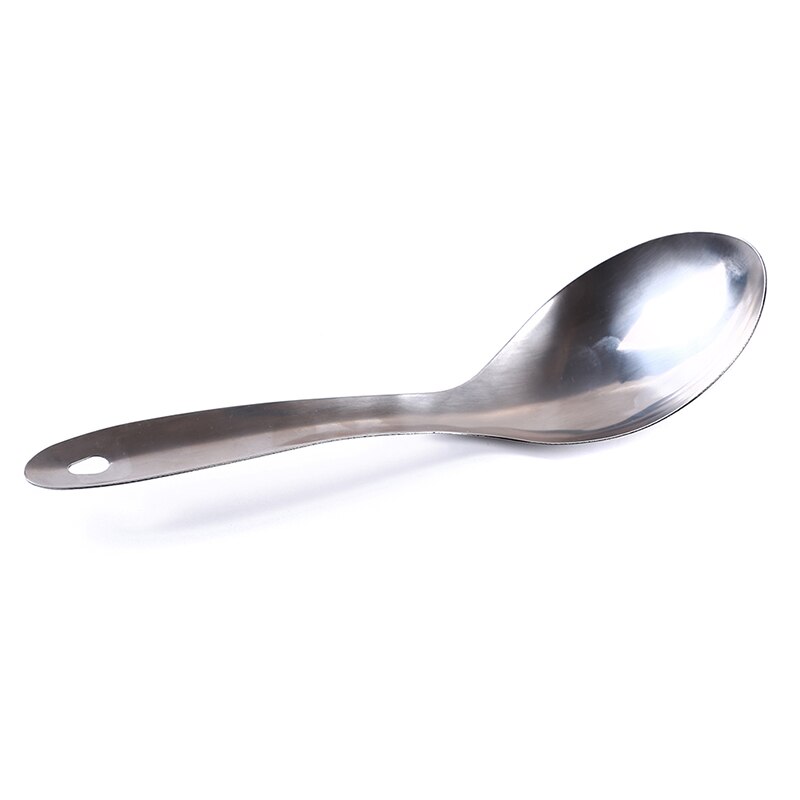 Stainless Steel Rice Spoon Soup Spoon Serving Spoons Deepen Thicken Large Capacity Small Spoon Cinnerware