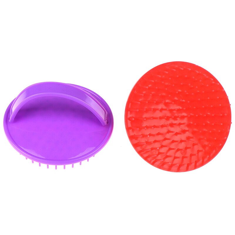 Peigne rond en plastique pour massage des cheveux, 1 pièce, shampoing, douche, corps, barbe, brosse, outils de coiffure