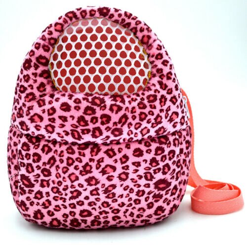 Pet Carrier Dog Front Chest Backpack Five Holes Backpack Dog Outdoor Carrier Tote Bag Sling Holder Mesh Cat Puppy Dog Carrier: Pink / S