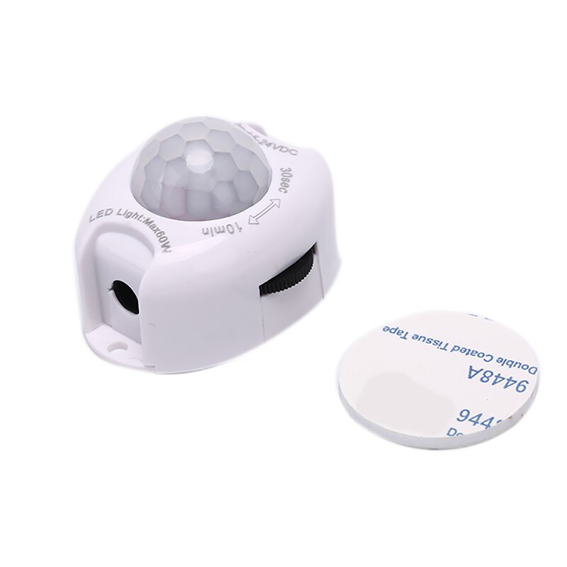 Bevægelsessensor lyskontakt 5v 24v pir bevægelsessensor dc bevægelsesdetektor aktiveret timer automatisk tænd/sluk for led strip