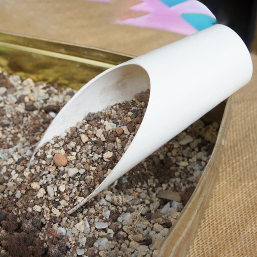 1pc/ sæt plastik jord skovl jord scoop spade til haven potteplante sukkulent planteredskaber hjem have forsyninger tilfældig farve