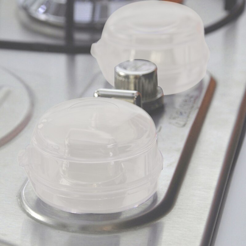 Cubierta protectora de botón de cocina de Gas para niños, Protector de seguridad para cocina de horno de Gas, interruptor de Control, 2 unids/lote