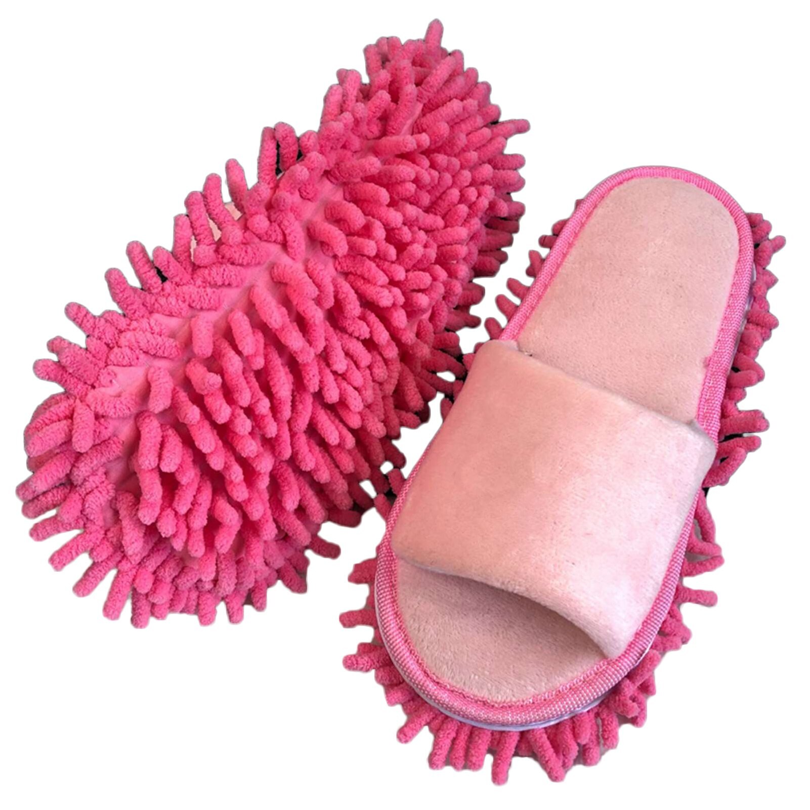 Pantoufles de nettoyage de sol en microfibre, pantoufles lavables, chaussures de nettoyage détachables, outils de nettoyage de sol: PK
