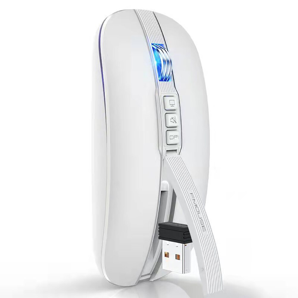 M113 Bluetooth-Compatible Wireless Gaming Mouse USB 2.4G 2400DPI PC Laptop Mouse Home Office Smooth Gaming Business