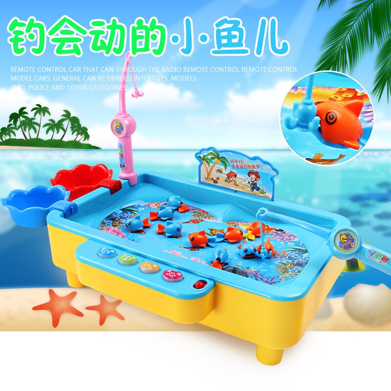 Kinderen Jongen Meisje Vissen Speelgoed Set Pak Magnetische Play Water Baby Speelgoed Vis Vierkante Voor Kids